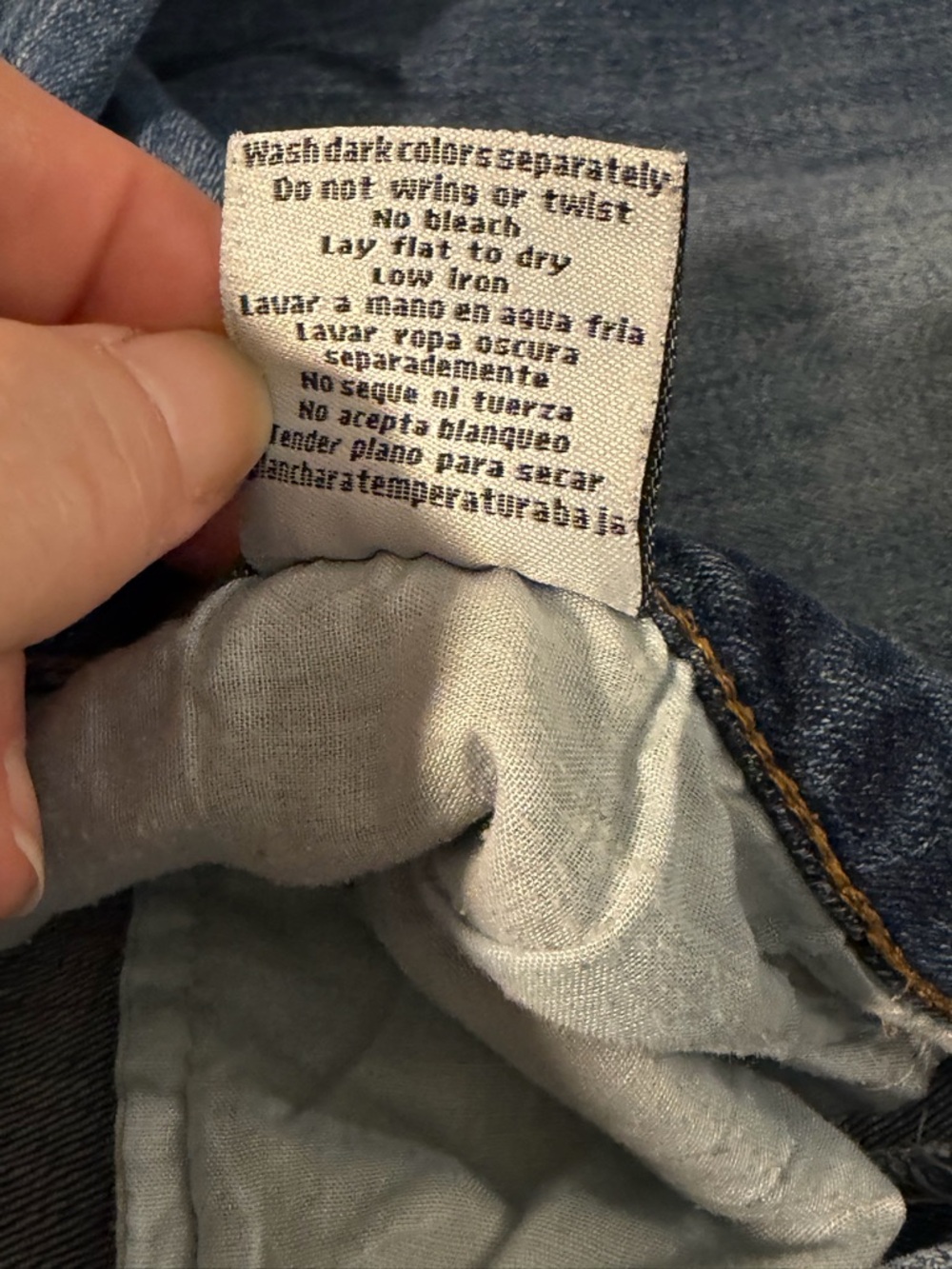 Judy Blue Straight Jeans 13/31 Raw Hem Cropped Patchwork Distressed - Picture 11 of 11